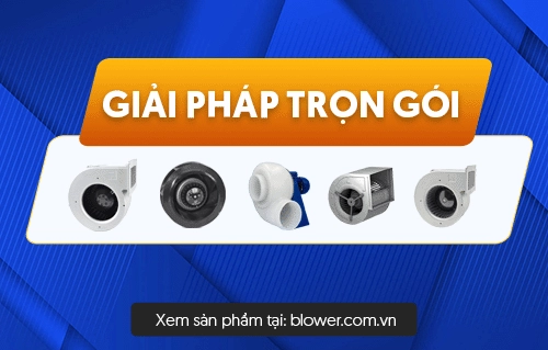 Trọn gói lắp đắt hệ thông quạt thông gió và hút khí